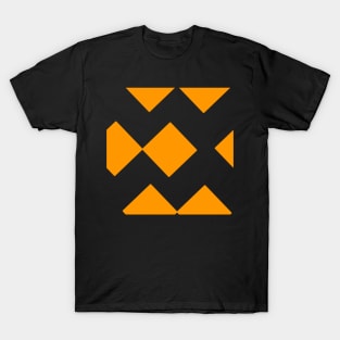 Orange Diamond Squares T-Shirt